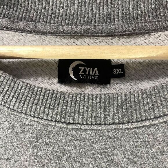 Zyia Active Crew Neck 3xl Side Zippers - Picture 3 of 8
